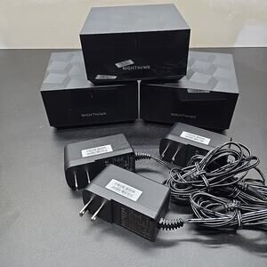 NETGEAR Nighthawk Mesh WiFi 6 System MK62 – Router + 2 Satellites – AX1800 Whole